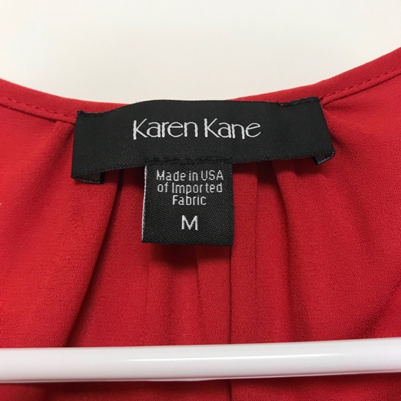 🔥SALE🔥Karen Kane cold shoulder blouse size M - Picture 7 of 7